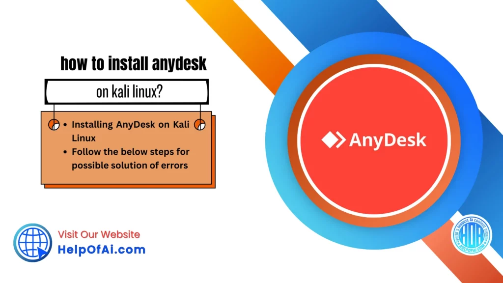 how to install anydesk on kali linux?