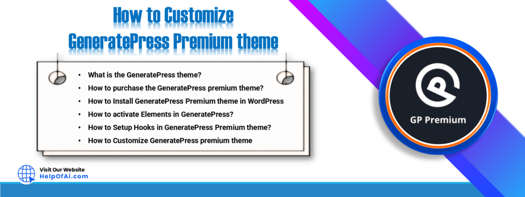 How to Customize GeneratePress Premium theme