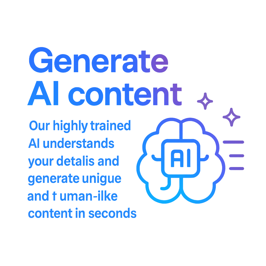 Generate AI content